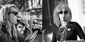 delphine au saxophone